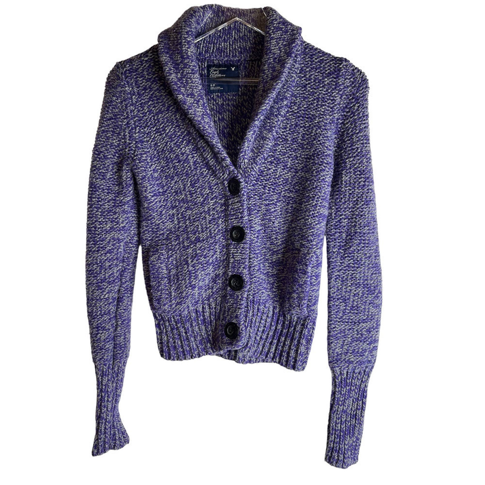 American Eagle Knit 4 Button Cardigan Sweater Women's Small Petite